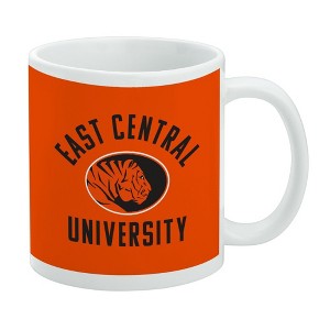 East Central University Tigers Logo Ceramic Coffee Mug Novelty Gift Mugs for Coffee Tea and Hot Drinks 11oz White - 1 of 4