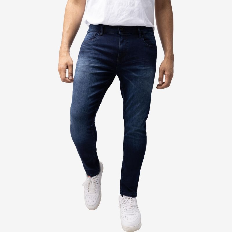 CULTURA Men's Stretch Skinny Fit Denim Jeans, 4 of 6