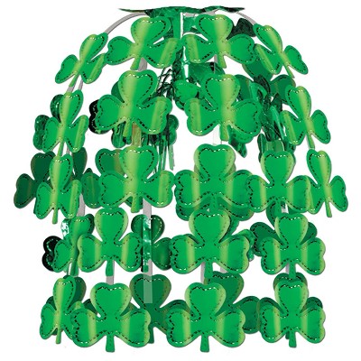 Beistle 24" Shamrock Cascade Green 2/Pack 30750
