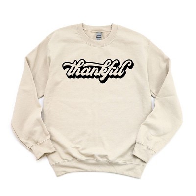 Simply Sage Market Women's Graphic Sweatshirt Reto Thankful