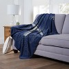 Disney Star Wars The Mandalorian Silver Mando Silk Touch Throw Blanket 50x60 Inches - 3 of 3