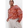 Women's Plus Size Indie Print Top - ginger | CITY CHIC - 4 of 4