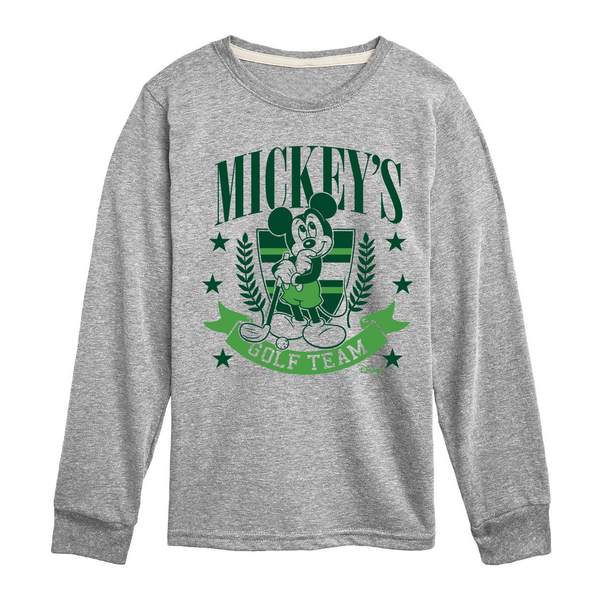 Boys' - Disney - Mickeys Golf Team Long Sleeve Graphic T-Shirt