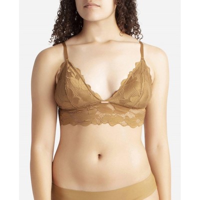 Women's 2-Pack Floral Lace Longline Bralette - Danskin