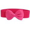 Allegra K Women Elastic Belt Wide Stretchy Cute Bowknot Wedding 2 Pcs - 2 of 4