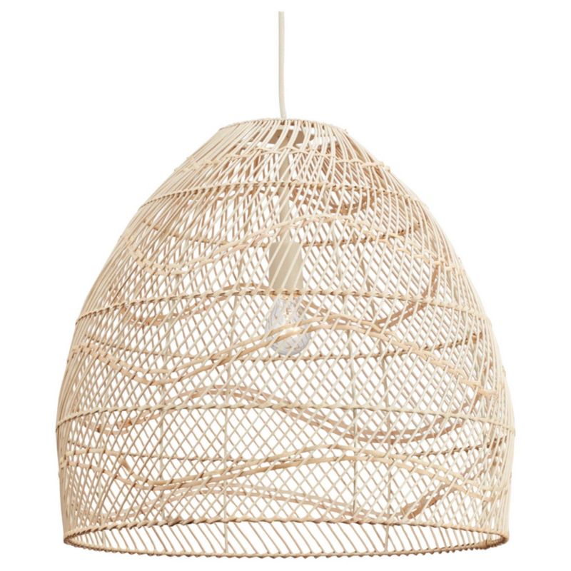Coenbell Rattan Pendant Beige - Signature Design by Ashley, 1 of 5