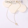Reindeer Necklace for Women by Ginger Lyne Gold Plated Simulated Pearl Christmas Jewelry - 3 of 4