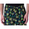 Nickelodeon Men's Teenage Mutant Ninja Turtles TMNT Character Pajama Pants Black - 4 of 4