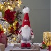 FURNIinspire Decorative Objects 2pcs Christmas Gnomes Decorations, Skiing Dolls, Holiday Table Home Ornaments Decorations, Red, 4.5"*5.9"*15" - 4 of 4