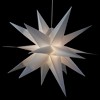 Northlight LED Lighted Foldable Hanging Moravian Christmas Star - 22" - Warm White Lights - 3 of 3
