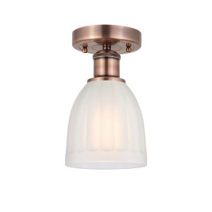 Brookfield - 1 Light Semi-Flush Mount In Industrial Style-9.75 Inches Tall and 5.75 Inches Wide - 1 of 1
