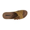 GC Shoes Selly Cross-Strap Flower Comfort Slide Wedge Sandals - 4 of 4