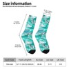 Sea Waves Women Printed Crew Socks Funny Funky Socks Soft Polyester Novelty Gifts for Artists Men - 2 of 4