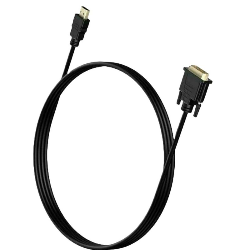 Sanoxy HDMI to DVI-D 24+1 Pin Monitor Display Adapter Cable Male/Male HD HDTV 5 FT, 1 of 4