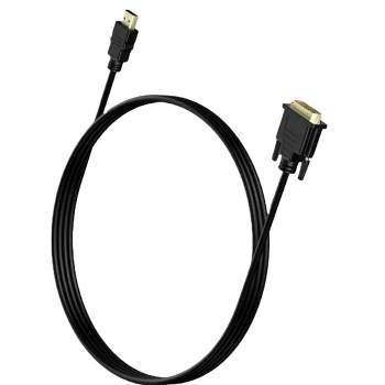 Sanoxy HDMI to DVI-D 24+1 Pin Monitor Display Adapter Cable Male/Male HD HDTV 5 FT