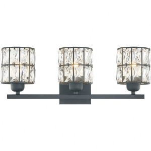 Quoizel Lighting Gibson 3 - Light Vanity in  Matte Black - 1 of 4