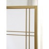 Gulches 70 Inch Gold 4 Panel Partitions and Room Dividers Featuring Double - Line Design - 4 of 4