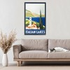 Stupell Industries Italian Lakes Retro Scenery Framed Giclee Art, Black, 20" x 30" - 3 of 4