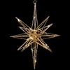 Northlight LED Lighted Glittered Geometric Star Christmas Decoration - 12" - Warm White - 3 of 4