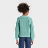 Girls' V-Neck Button-Front Sweater - Cat & Jack™ - 2 of 3