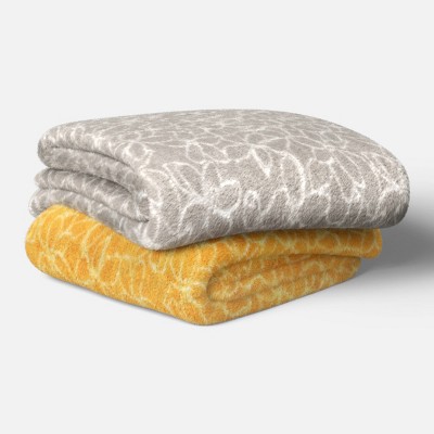 Floral Printed Plush Throw Blanket - Room Essentials™