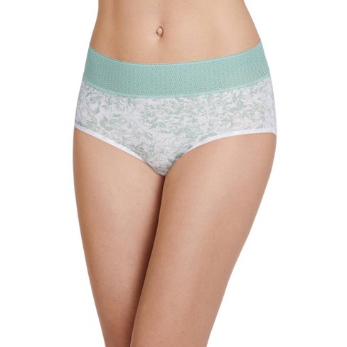 Jockey Women's Underwear Modern Micro Seamfree Boyshort Teal 6