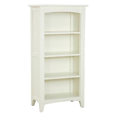 52" White Shaker Cottage Adjustable Kids Bookcase