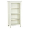48" Shaker Cottage 4 Shelf Bookcase Ivory - Alaterre Furniture: Mid-Century Modern, Painted Wood, Fixed Shelves - 4 of 4