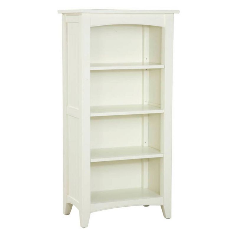 48&#34; Shaker Cottage 4 Shelf Bookcase Ivory - Alaterre Furniture, 5 of 8