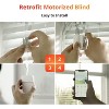 witchBot Blind Tilt Motorized Blinds - Smart Electric Blinds with Bluetooth Remote Control, Solar Powered, Light Sensing Control - 3 of 4
