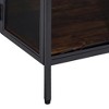 41.5" Antique Coffee Table with 4 Sliding Mesh Doors ¨C Stylish Storage Solution for Living Room - 4 of 4