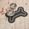 Sawyer Mill Black White Indoor/Outdoor Small Bone Rug 11.5x17.5 - 4 of 4