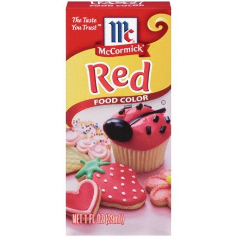 Food Coloring, Liquid, Red, 1 oz