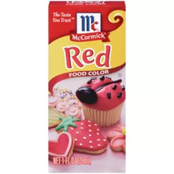 McCormick Red Food Color - 1oz