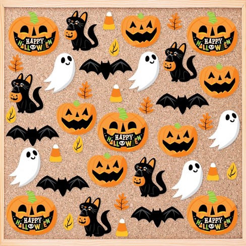 Big Dot of Happiness Spooky Halloween - DIY Classroom Decorations -  Bulletin Board Cut-Outs - Set of 40