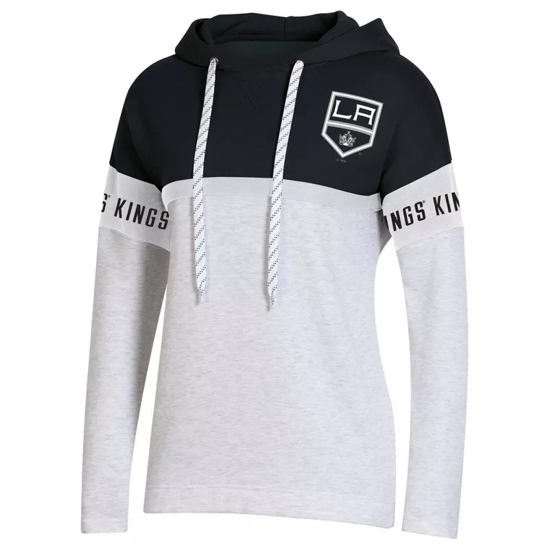 Nhl Los Angeles Kings Women's Fleece Hooded Sweatshirt - L : Target