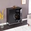 Pierton Double-Door Bar Cabinet - Black - SEI - 3 of 4