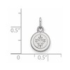 Black Bow Jewelry 14k White Gold Winnipeg Jets NHL Extra Small Pendant - 2 of 3