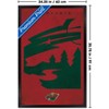 Trends International NHL Minnesota Wild - Logo 25 Framed Wall Poster Prints - 3 of 4