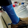 World Map Socks (We Are All In This Together) from the Sock Panda - Men's Sizes Adult Large - 2 of 4