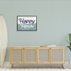 Stupell Industries Always Happy Hour Vintage Lake House Wave Signage, 24" x 30" - 2 of 4