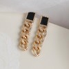 SOHI Women's Onyx Black Party Drop Earring - 2 of 4