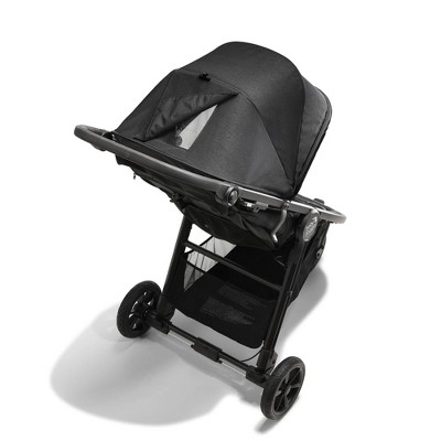 Black All-Terrain Single Stroller with Adjustable Handlebar