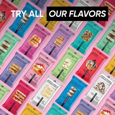 TRUBAR 12g Plant Based Protein Bars - Lil Strawberry Gots Lots of Cake - 5ct: Chewy, Ready to Eat, 8.8 oz