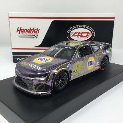 Chase Elliott 2024 NAPA Gold Filters 1:24 Color Chrome Diecast