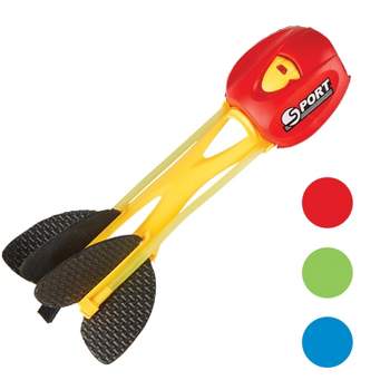 Kidoozie Slingshot Rocket, Launches up to 50 feet, STEM, Whistles, Ages 6+, Colors May Vary