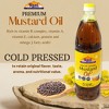 Mustard Oil (Kachi Ghani) - 33.8 Ounce (1 Liter) Pack of 12 - Rani Brand Authentic Indian Products - 2 of 4