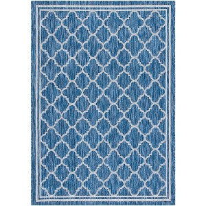 Courtyard Dokupa CY8918 UV & Stain Resistant Non-Shedding Power Loomed Indoor/Outdoor Rugs - Safavieh - 1 of 4