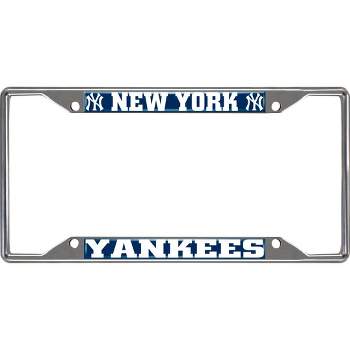 MLB New York Yankees Stainless Steel License Plate Frame