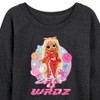 Women's - LOL Surprise! - 2Fly 4 Wrdz Lightweight French Terry Wide Neck Long Sleeve Shirt - 2 of 4